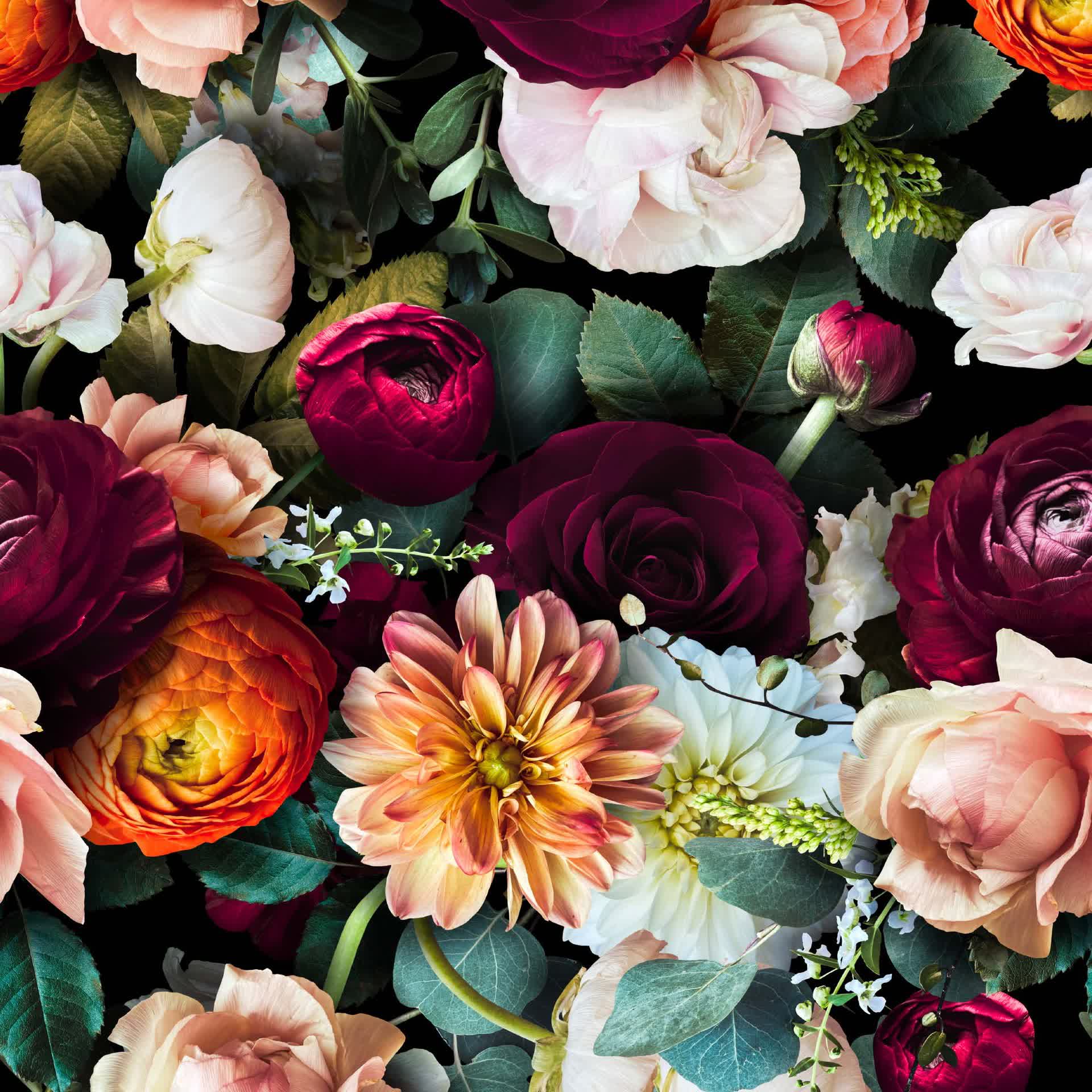 Removable DIY Blooming Flower Decorative Wallpaper - image 9