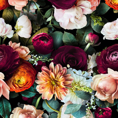 Removable DIY Blooming Flower Decorative Wallpaper - image 9