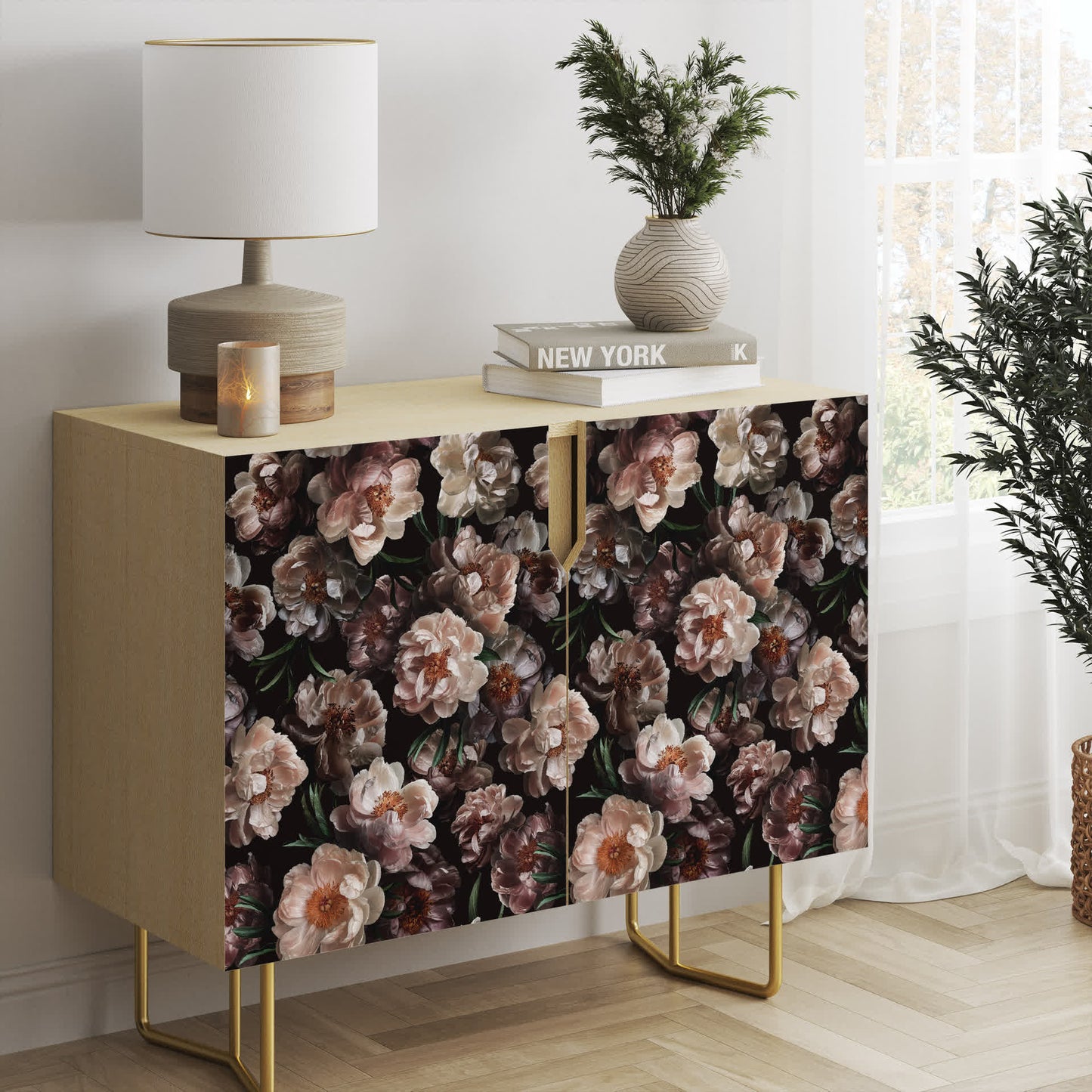 Removable DIY Blooming Flower Decorative Wallpaper - image 15