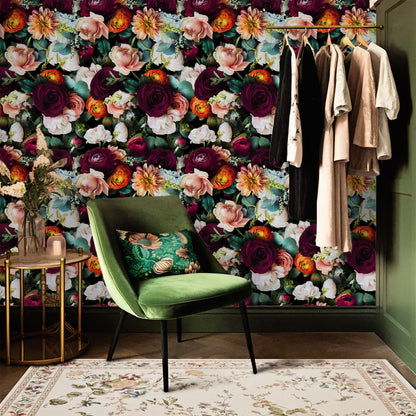 Removable DIY Blooming Flower Decorative Wallpaper - image 4