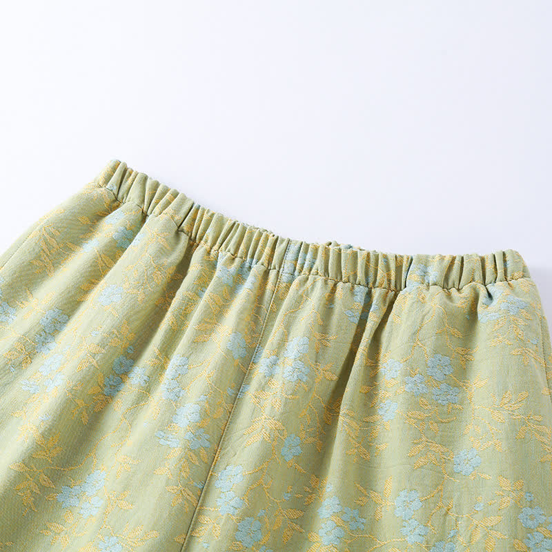 Vintage Cotton Gauze Loose Tie Loungewear Set - image 9