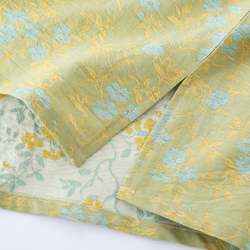 Vintage Cotton Gauze Loose Tie Loungewear Set - image 8