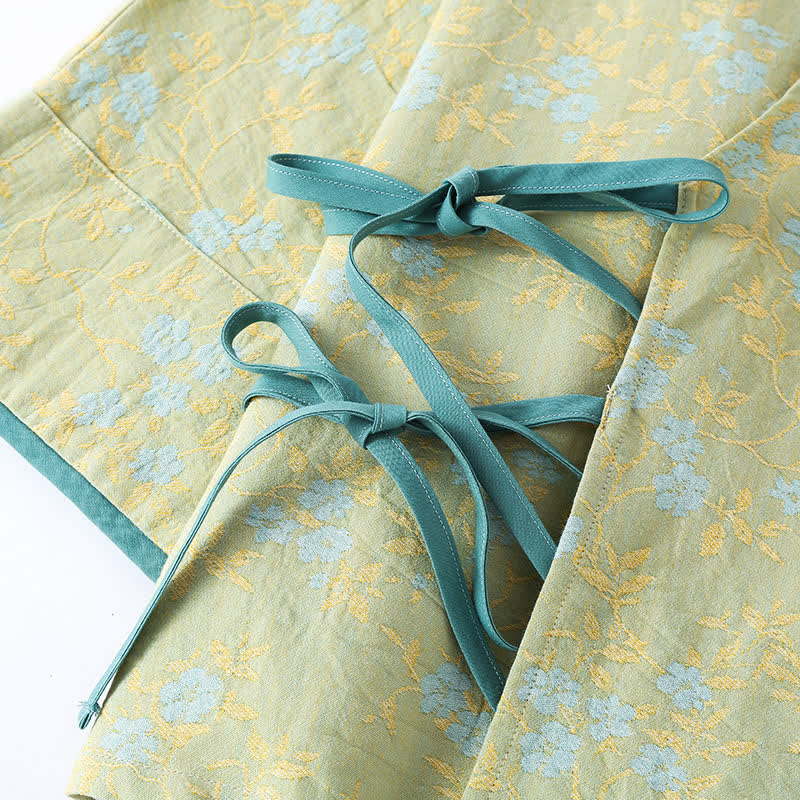 Vintage Cotton Gauze Loose Tie Loungewear Set - image 6