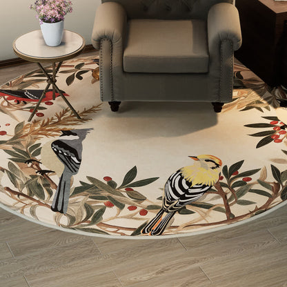 Round-shaped Rural Anti-slip Indoor Outdoor Rug  - image 3