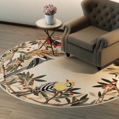 Round-shaped Rural Anti-slip Indoor Outdoor Rug  - image 2