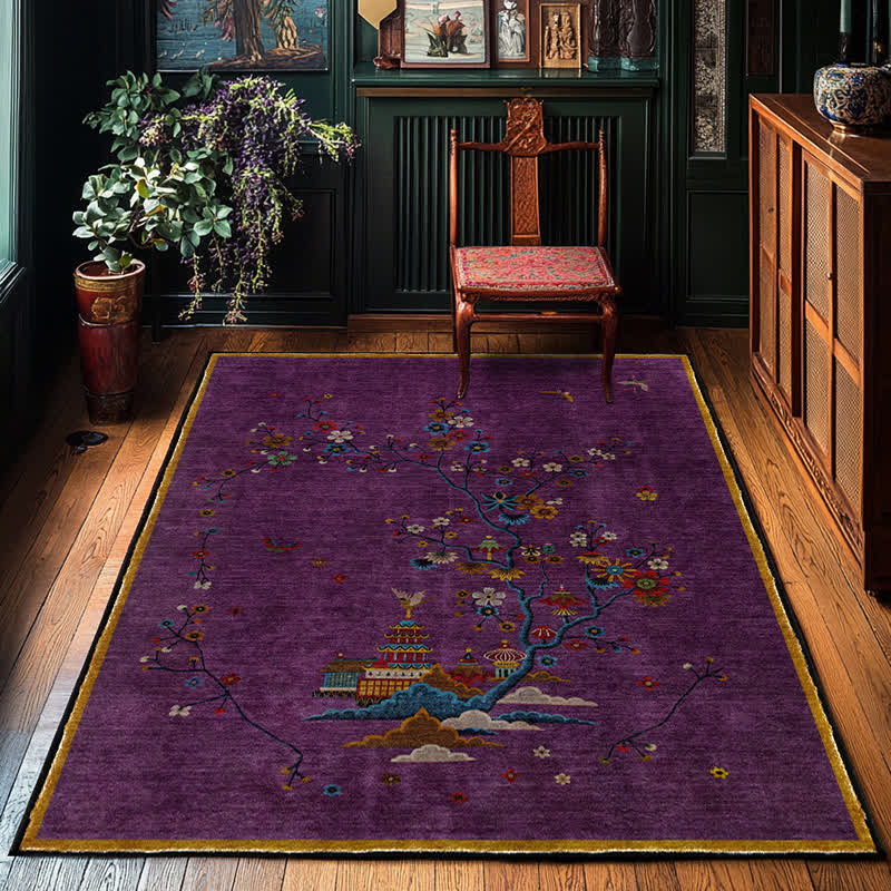 Washable Natural Landscape Anti-slip Area Rug - 60" x 96" - image 0