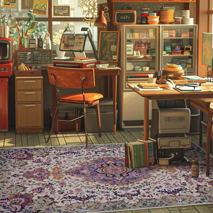 Persian Ethnic Style Anti-slip Decorative Area Rug - image 1