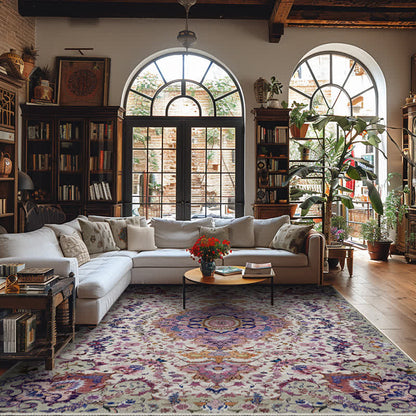 Persian Ethnic Style Anti-slip Decorative Area Rug - 60" x 96" - image 0