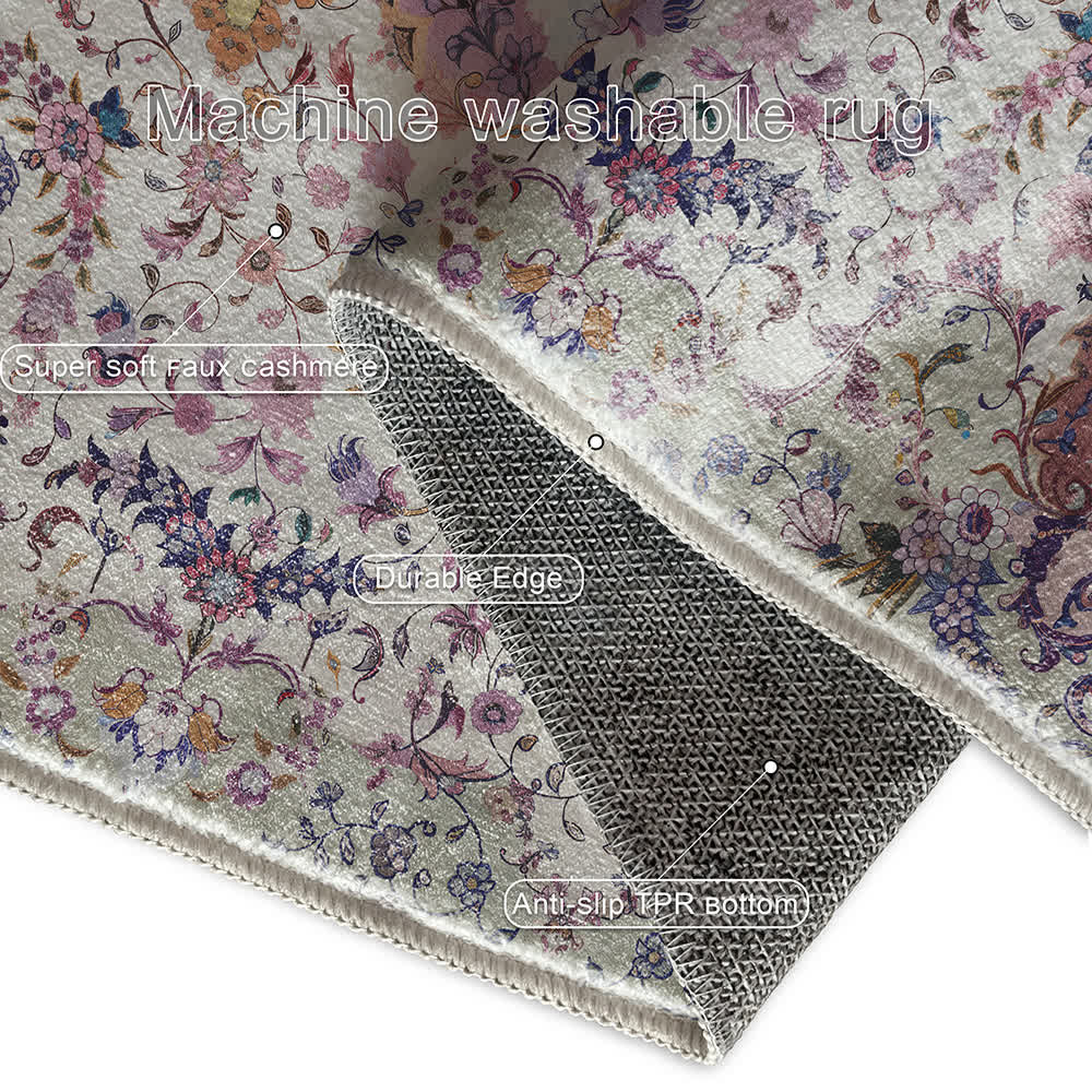 Persian Ethnic Style Anti-slip Decorative Area Rug - image 4