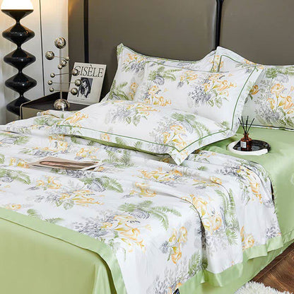 Pastoral Floral Soft Summer Quilt Bedding - image 1
