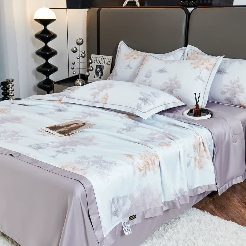 Rustic Tree Print Summer Quilt Bedding - image 5