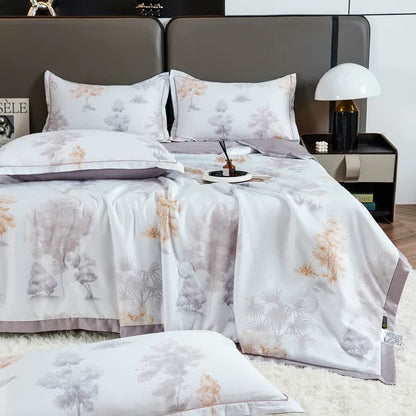 Rustic Tree Print Summer Quilt Bedding - image 4