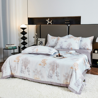 Rustic Tree Print Summer Quilt Bedding - image 3