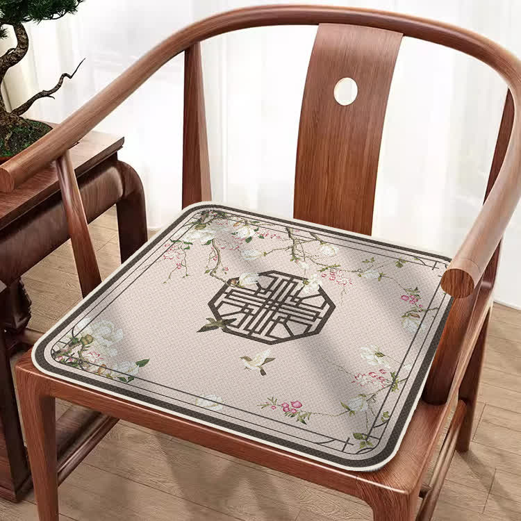 Breathable Anti-slip Rural Sofa Chair Pad - C-Square-shape - 2PCS - 19" x 19" - image 6