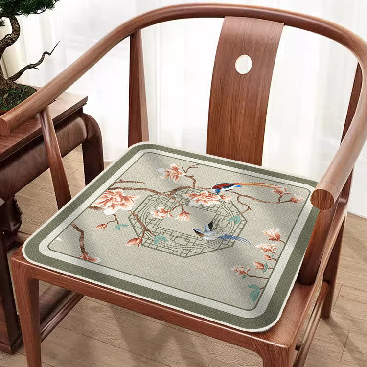 Breathable Anti-slip Rural Sofa Chair Pad - A-Square-shape - 2PCS - 19" x 19" - image 1