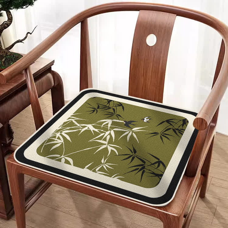 Rural Breathable Cooling Sofa Chair Pad - B-Square-shape - 2PCS - 19" x 19" - image 3