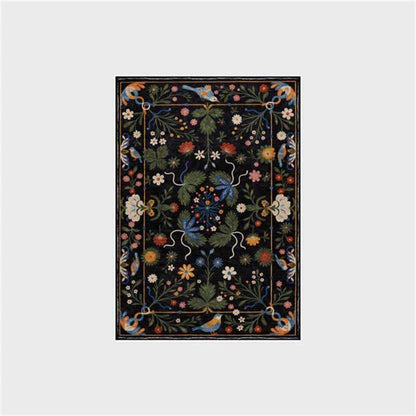 Vintage Garden Washable Durable Anti-slip Area Rug  - 60" x 96" - image 3