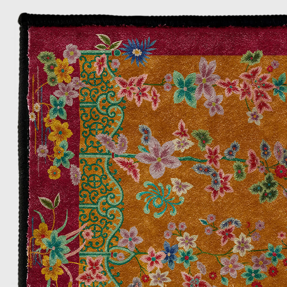 Retro Garden Foldable Anti-slip Area Rug  - image 4