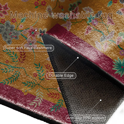 Retro Garden Foldable Anti-slip Area Rug  - image 7