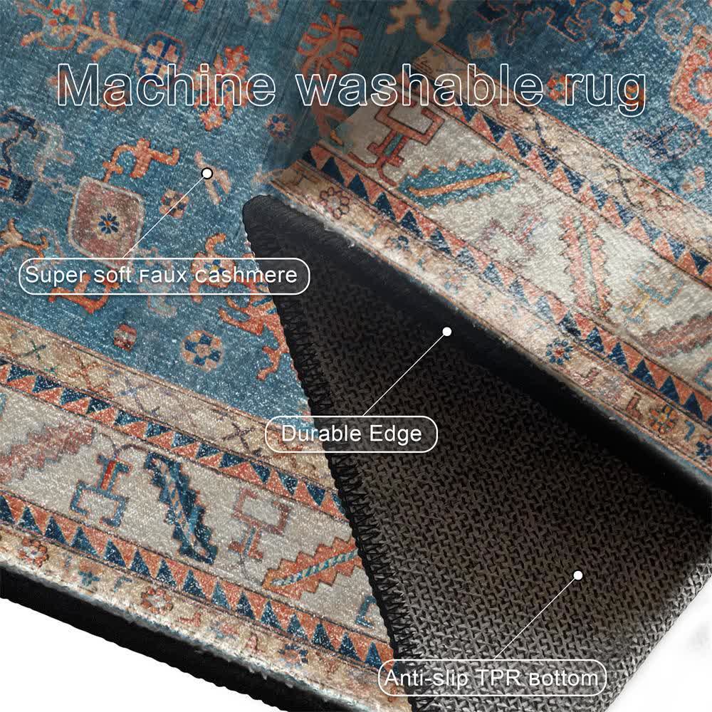 Persian Ethnic Anti-slip Indoor Outdoor Rug - image 4