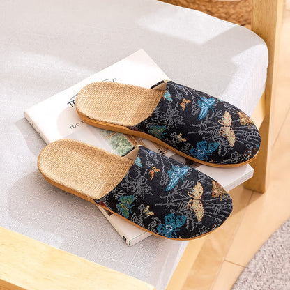 Floral Anti-slip Soft-soled House Slippers - image 3
