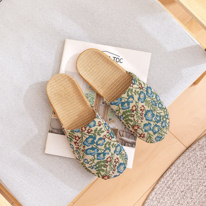 Floral Anti-slip Soft-soled House Slippers - image 6