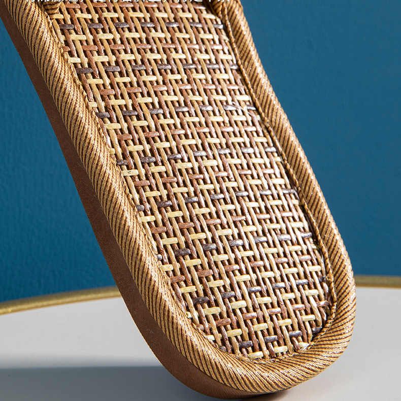 Rattan Breathable Anti-slip Couple House Slippers - image 9
