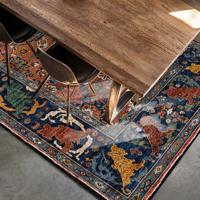 Vintage Ethnic Anti-slip Indoor Outdoor Rug - image 1