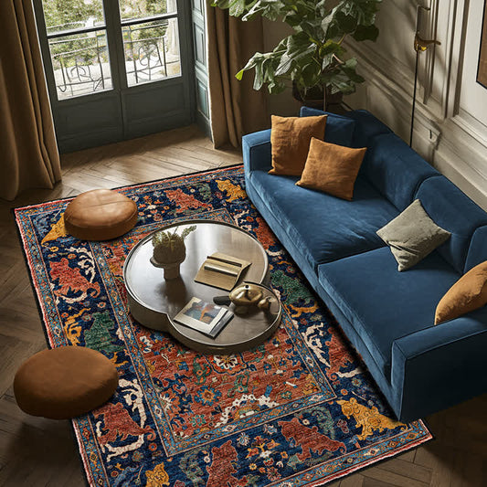 Vintage Ethnic Anti-slip Indoor Outdoor Rug - image 0