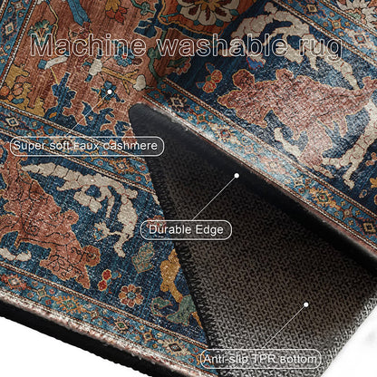 Vintage Ethnic Anti-slip Indoor Outdoor Rug - image 4