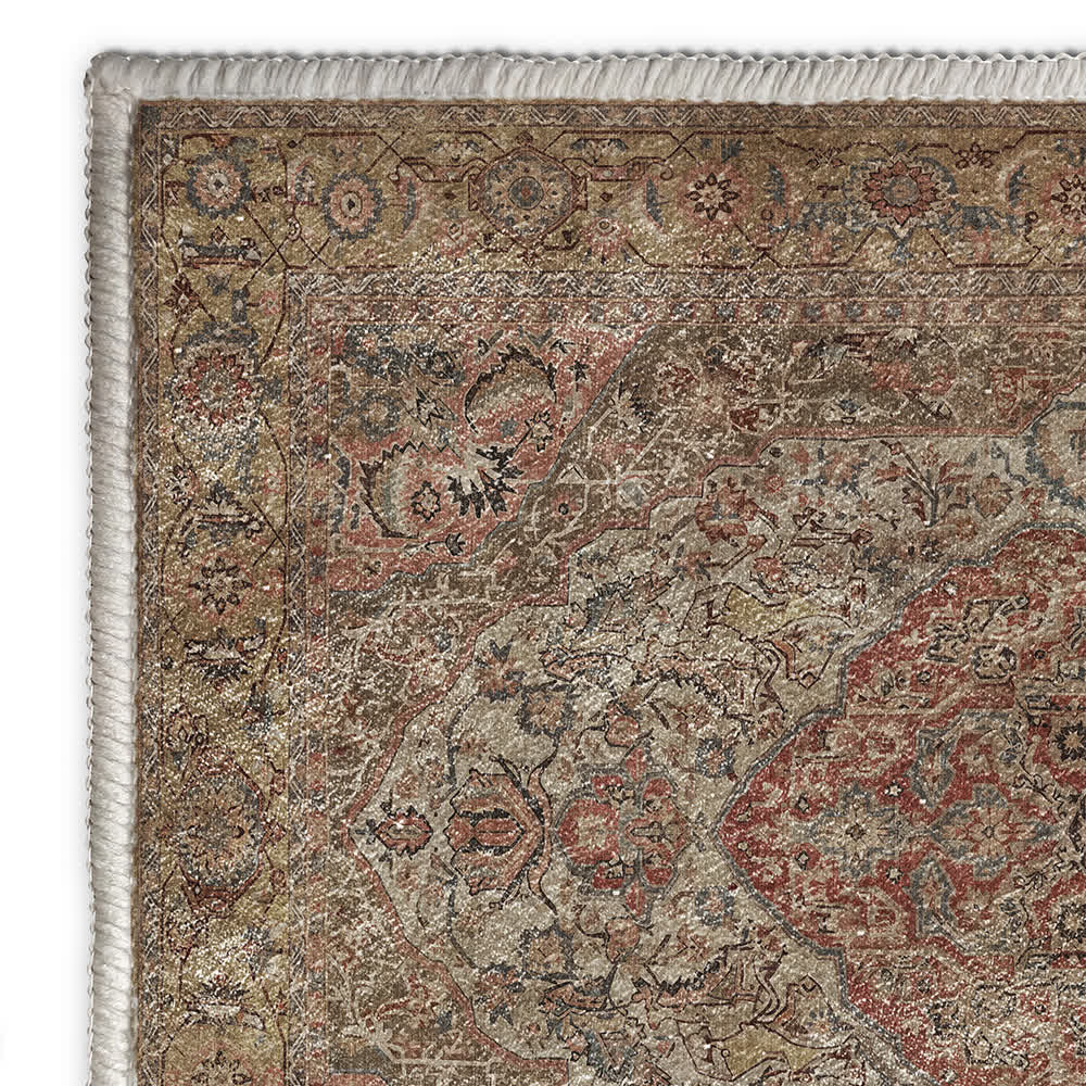 Persian Ethnic Style Anti-slip Washable Area Rug - image 4