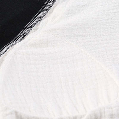 Country Style Padded Tie Nightgown with Pocket - image 7