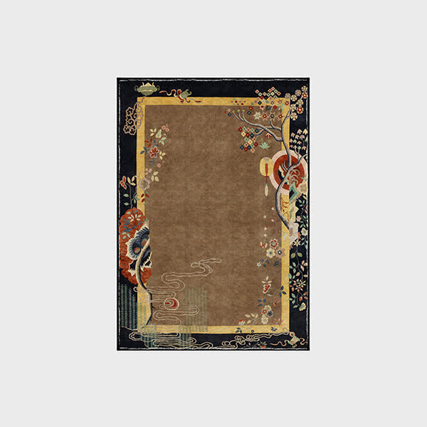 Retro Floral Soft Anti-slip Foldable Area Rug - 60" x 96" - image 4