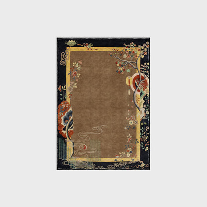 Retro Floral Soft Anti-slip Foldable Area Rug - 60" x 96" - image 4