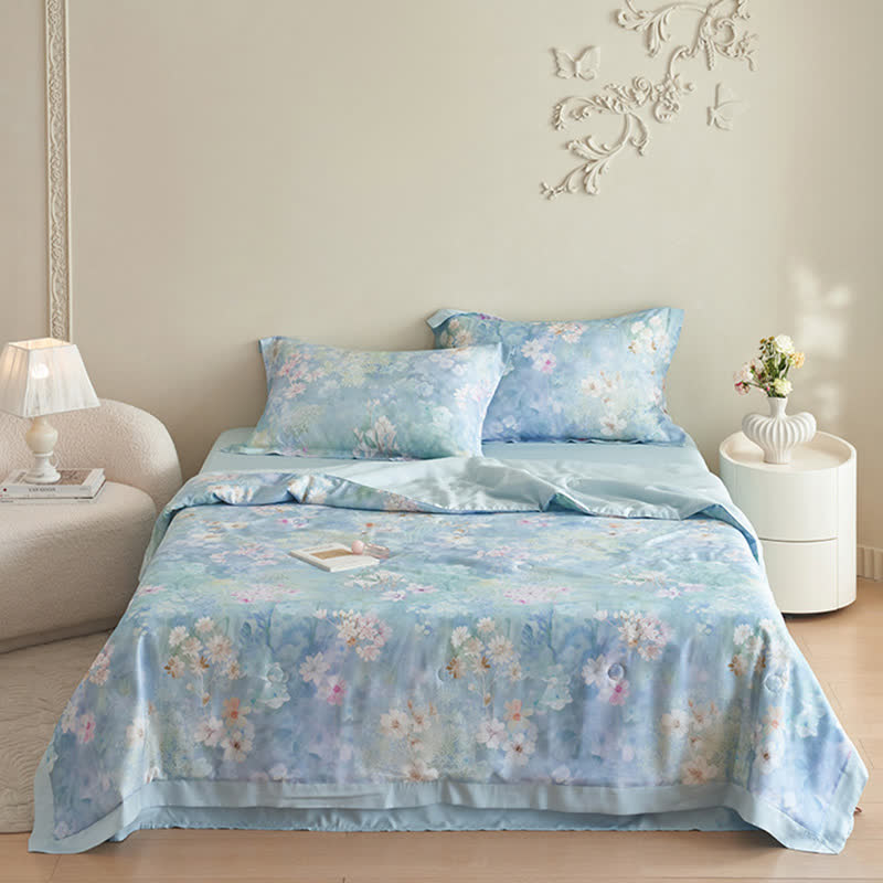 Rustic Floral Summer Bedding Set(4pcs) - Bedding Sets - Queen - image 0
