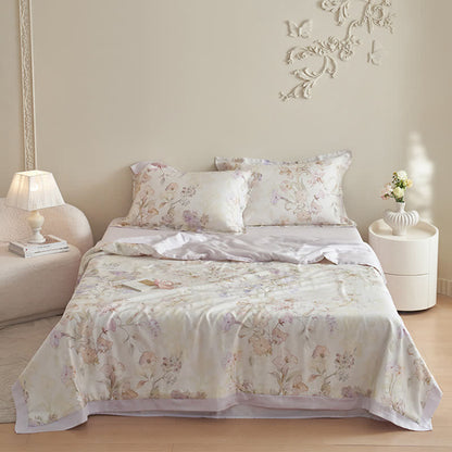 Fresh Floral Summer Soft Bedding Set(4pcs) - Bedding Sets - Full - image 0