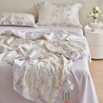 Fresh Floral Summer Soft Bedding Set(4pcs) - image 2
