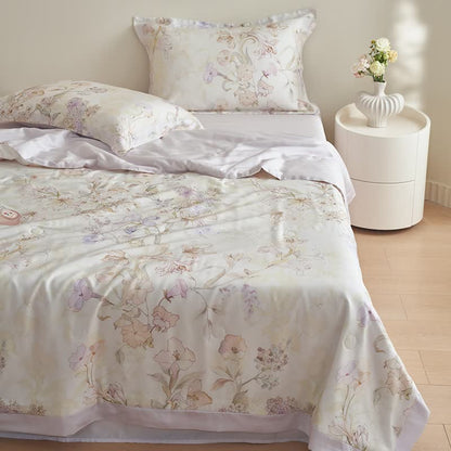 Fresh Floral Summer Soft Bedding Set(4pcs) - image 1