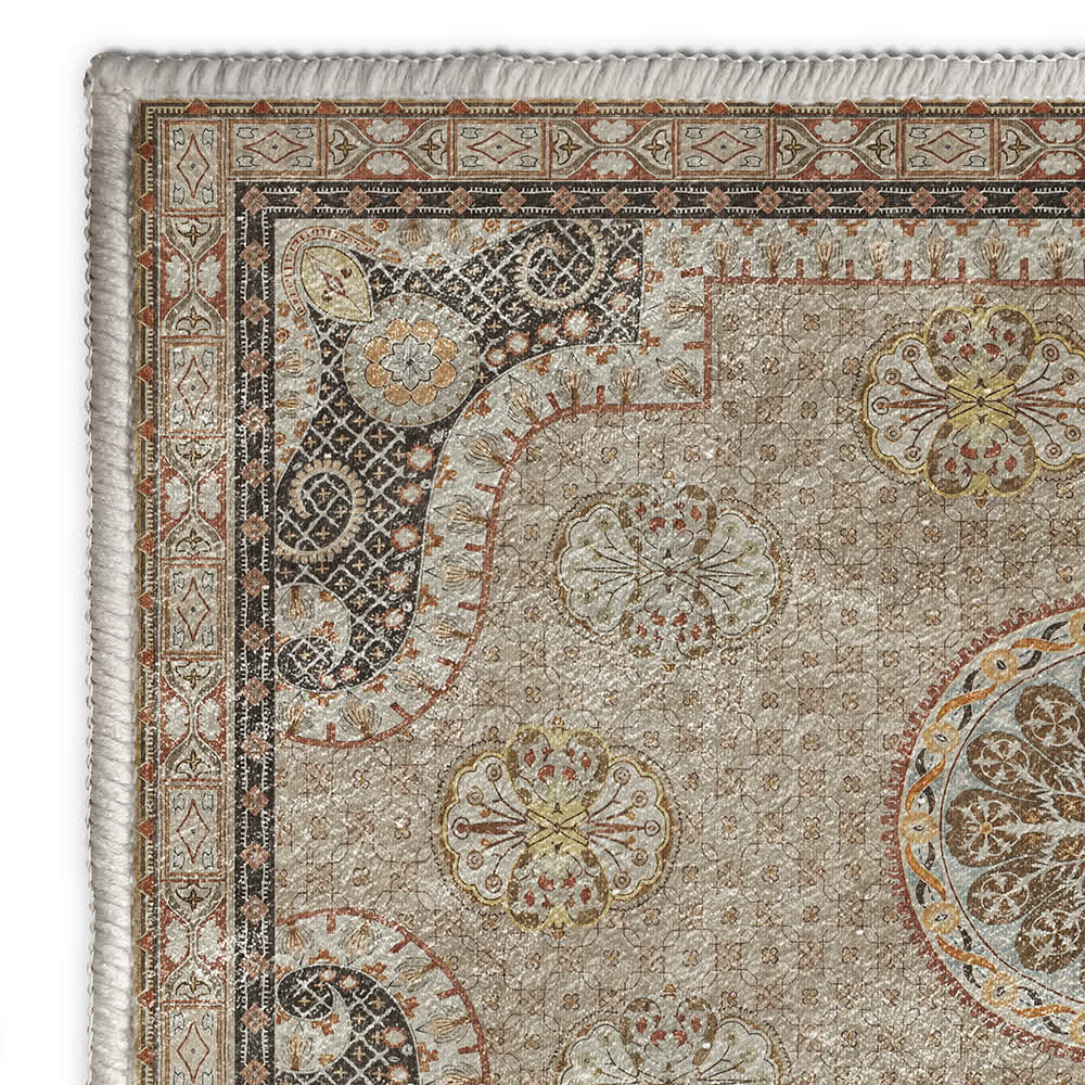 Anti-slip Washable Luxurious Persian Area Rug - image 5