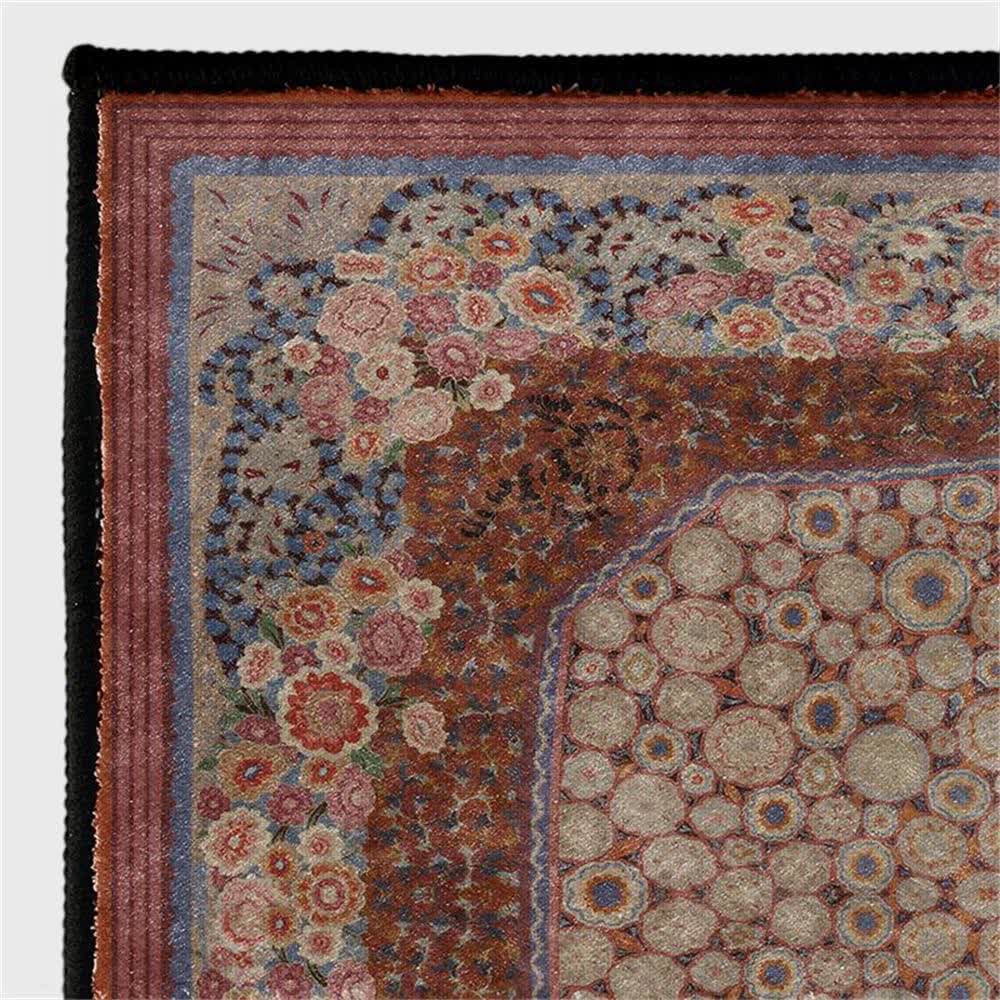 Elegant Floral Foldable Anti-slip Area Rug - image 4