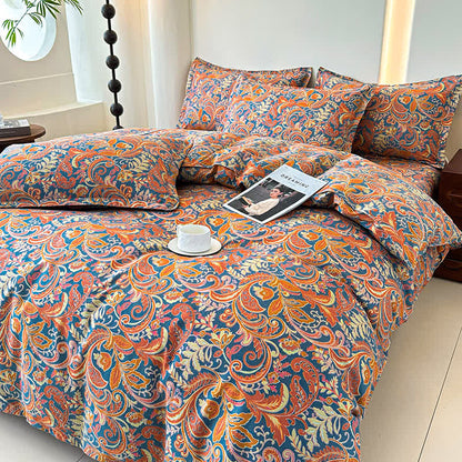 Retro Soft Cotton Gauze Bedding Set(4PCS) - image 1