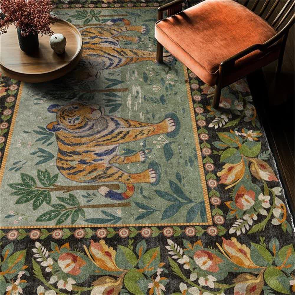 Jungle Tiger Anti-slip Washable Soft Area Rug - image 3