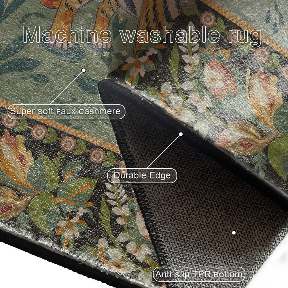 Jungle Tiger Anti-slip Washable Soft Area Rug - image 6