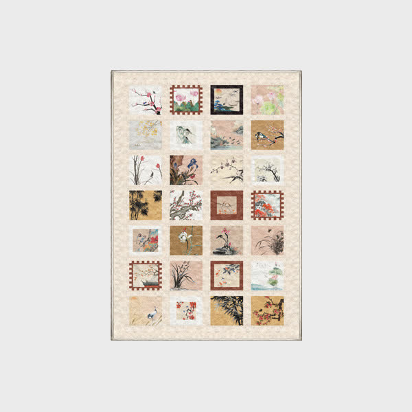 Floral Bird Soft Anti-slip Washable Area Rug - D - 60" x 96" - image 18