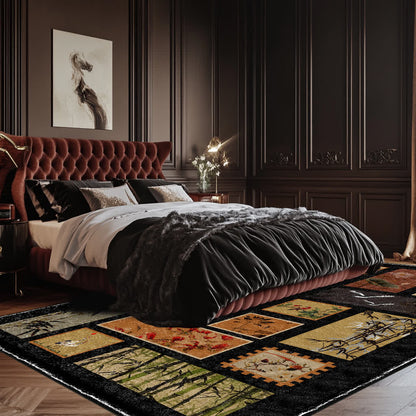 Floral Bird Soft Anti-slip Washable Area Rug - image 7