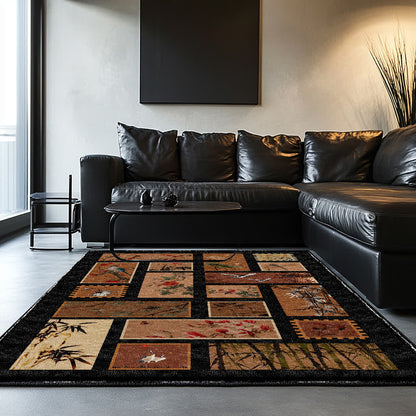 Floral Bird Soft Anti-slip Washable Area Rug - image 1