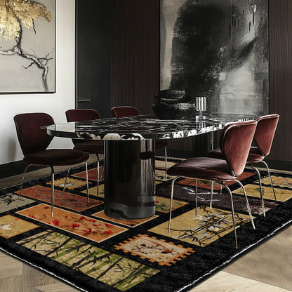 Floral Bird Soft Anti-slip Washable Area Rug - image 8