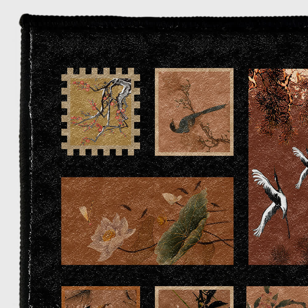 Floral Bird Soft Anti-slip Washable Area Rug - image 4