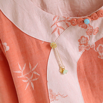 Vintage Cotton Yarn-dyed Jacquard Long Sleeve Loungewear - image 4