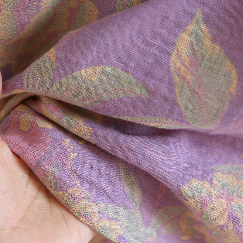 Cotton Yarn-dyed Retro Short-sleeve Loungewear Set - image 10